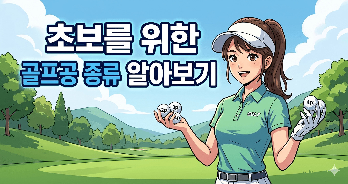 초보 골퍼를 위한 골프공 종류 알아보기