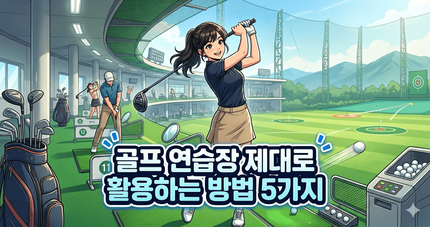 골프 연습장 사용법 - 이렇게 쓰면 돈이 아깝지 않습니다