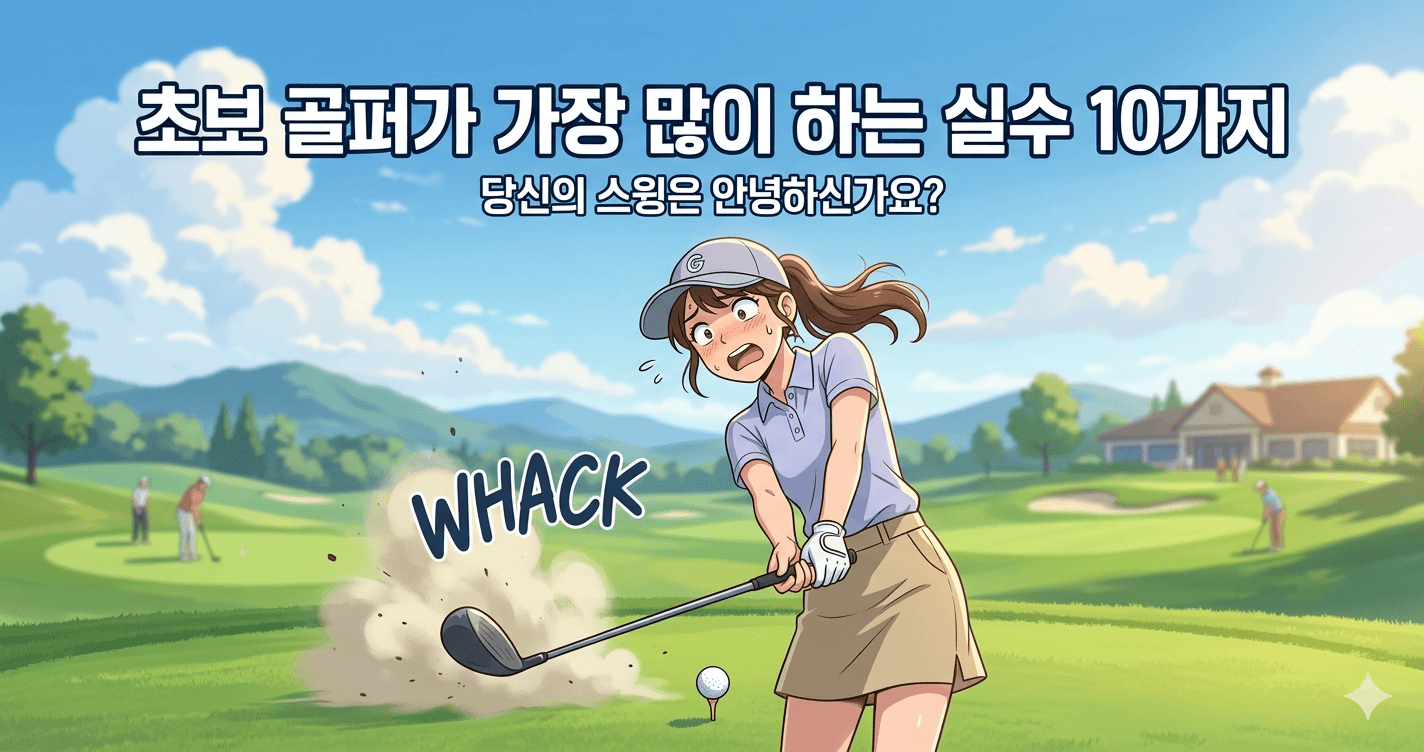 초보 골퍼가 가장 많이 하는 실수 10가지