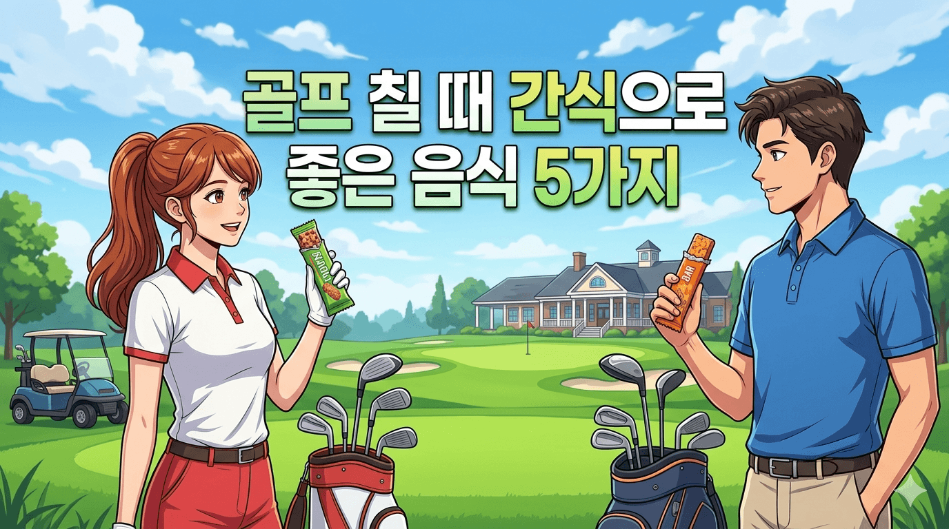골프 간식으로 좋은 임식 5가지