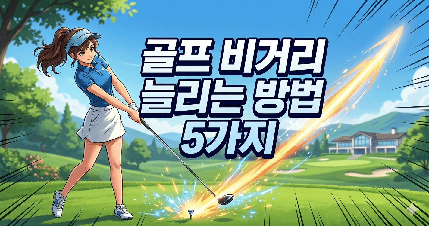 골프 비거리 늘리는 방법