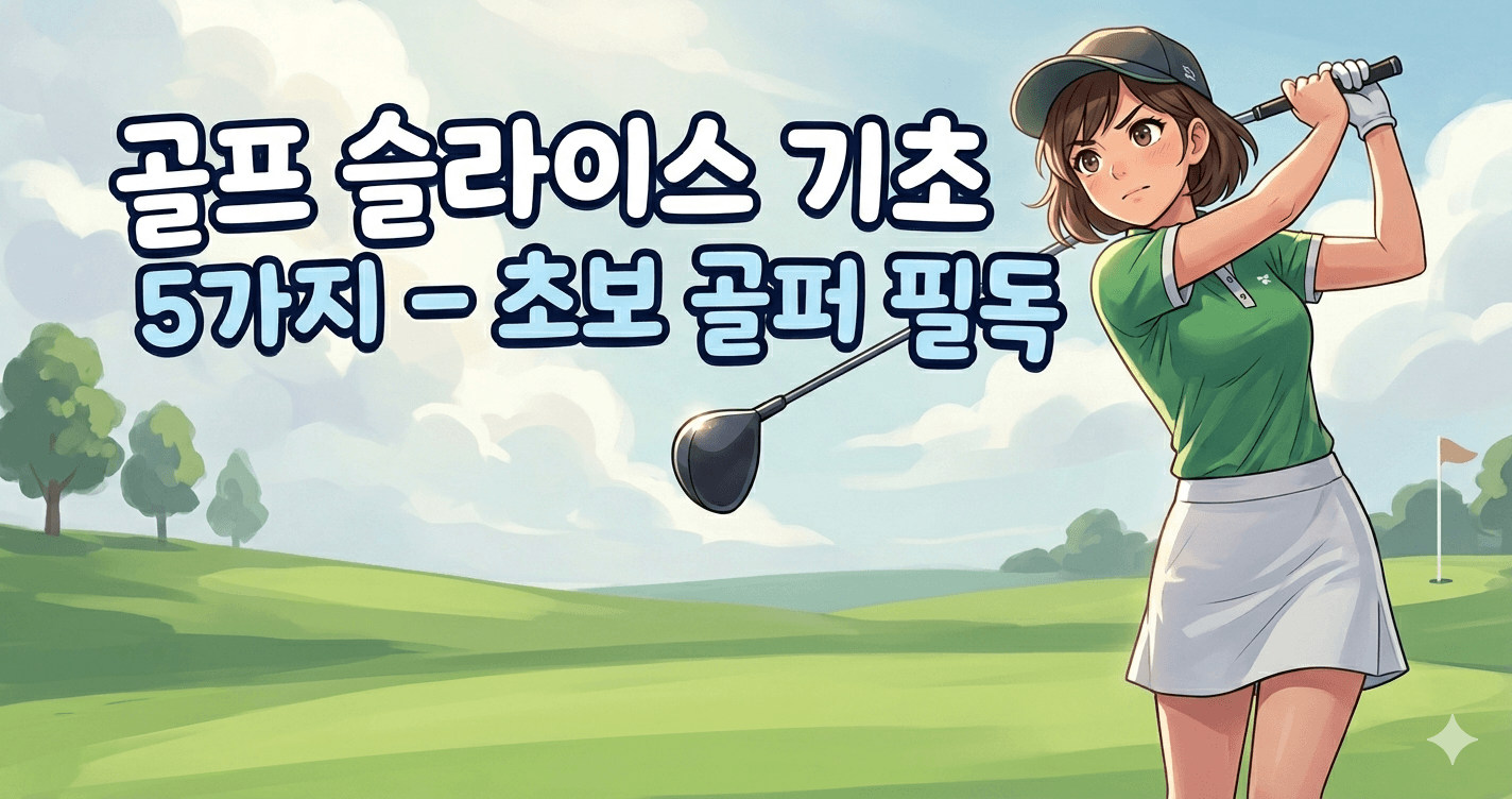 골프 슬라이스 기초 5가지