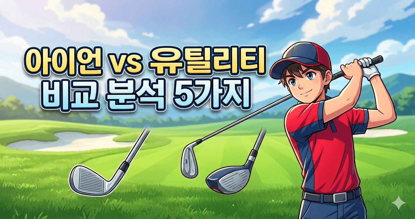 아이언 vs 유틸리티 비교분석 5가지