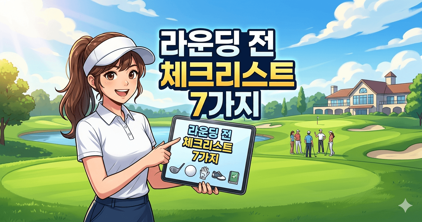 라운딩 전 체크리스트 7가지