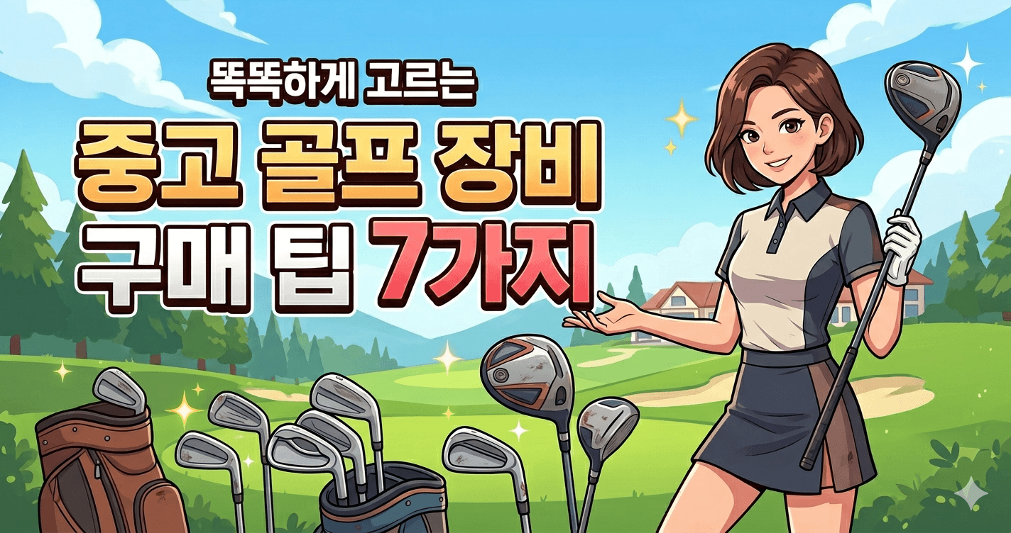 중고 골프 장비 구매 팁 7가지