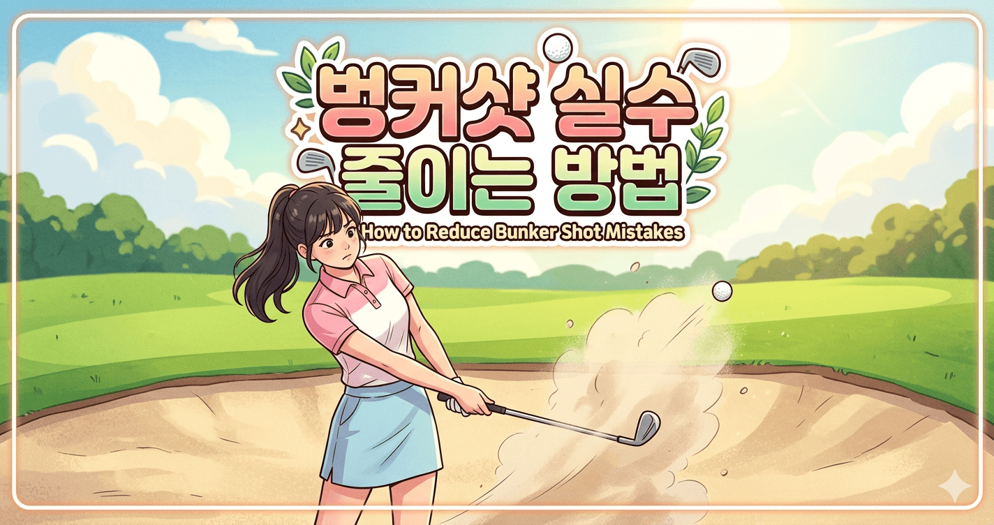 벙커샷 실수 줄이는 방법