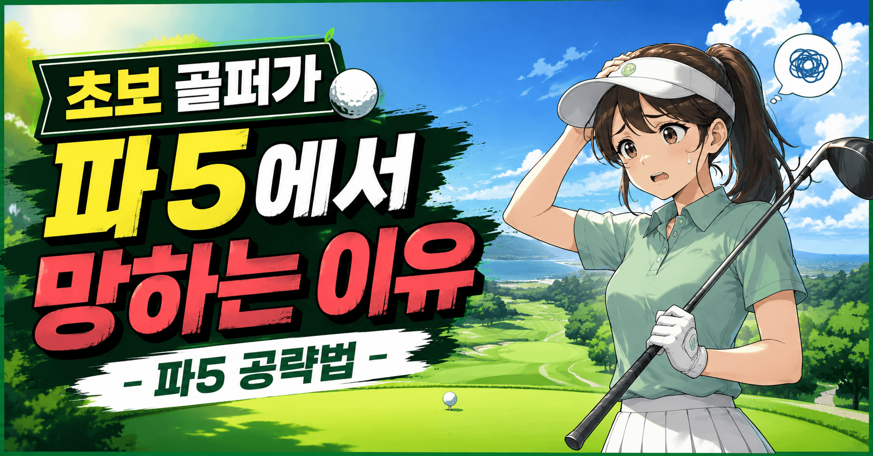 파5에서 망하는 이유 - 파5 공략법